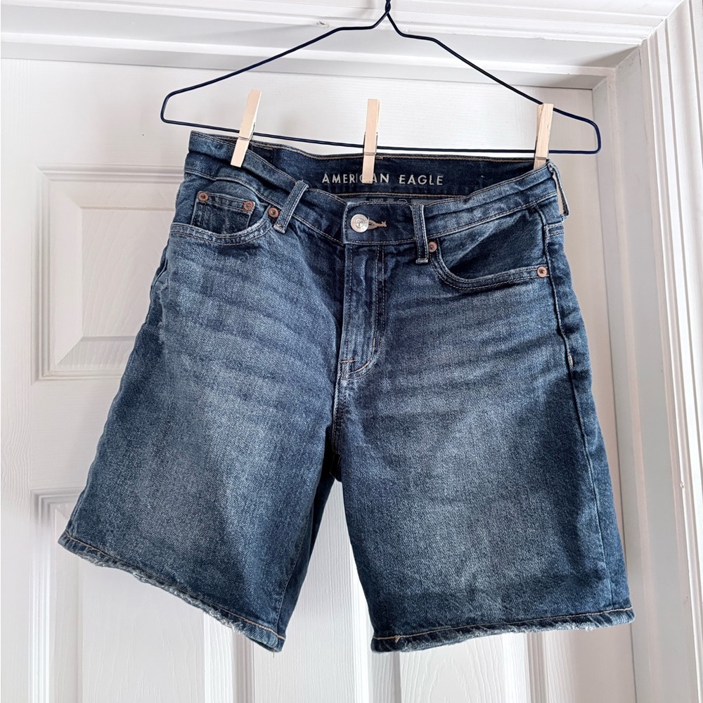 American Eagle Denim Shorts - Classic Dark Wash